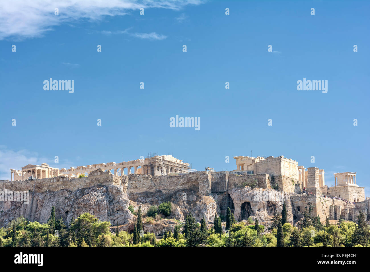 Acrópolis de Atenas, Grecia Foto de stock