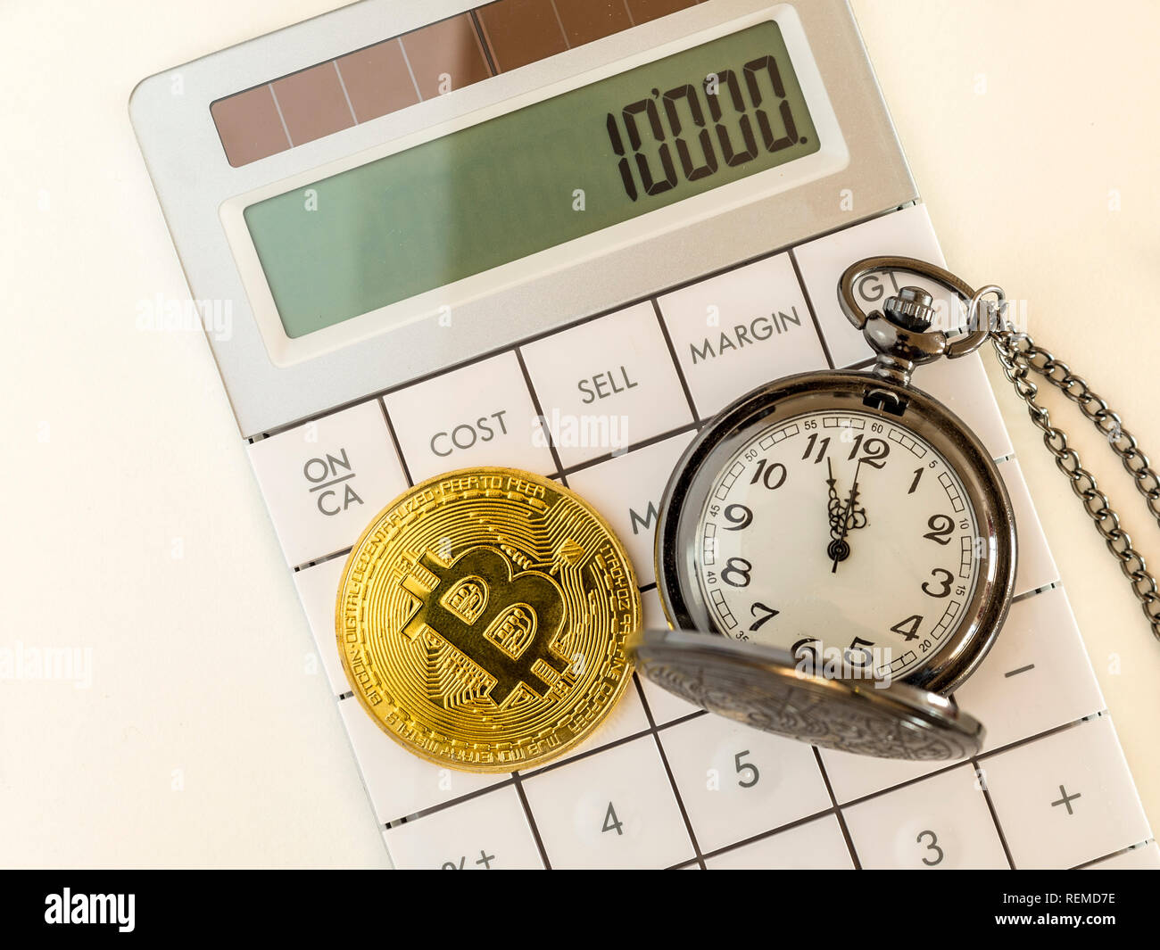 Reloj calculadora Imágenes recortadas de stock - Alamy