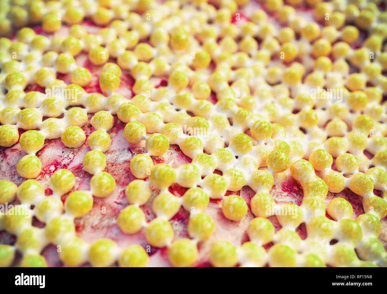 MRSA cerca- 3D Rendering Foto de stock