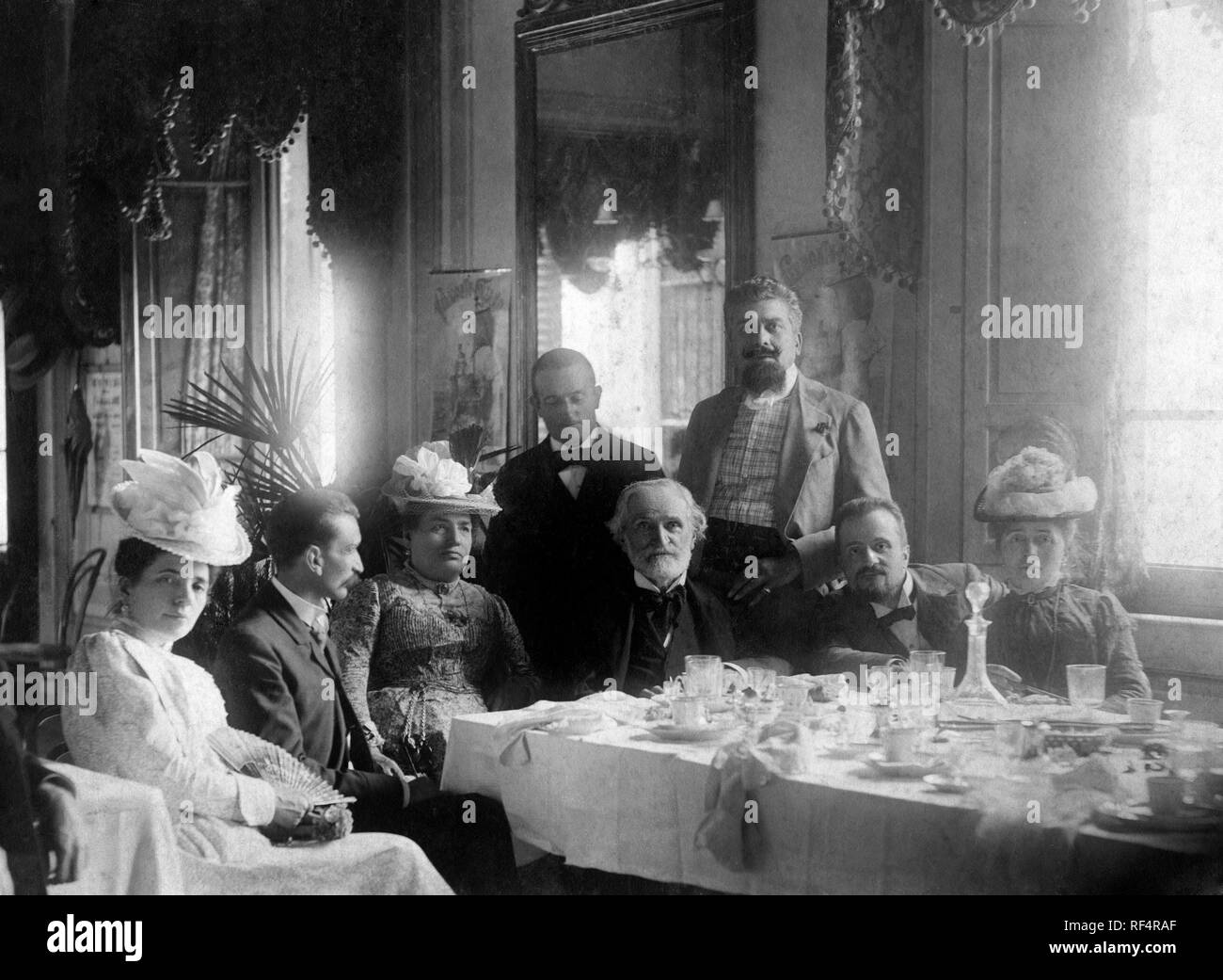Giuseppe Verdi, 1900 Foto de stock