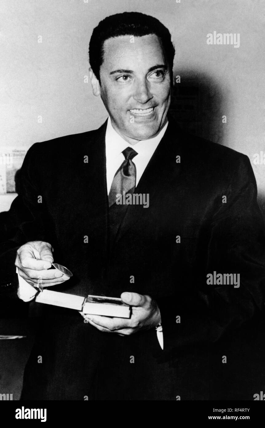 Mario del Monaco, 1963 Foto de stock