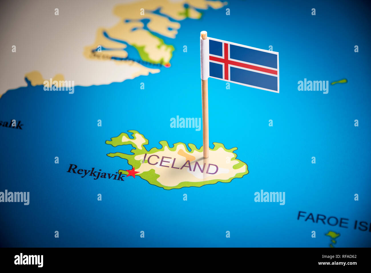 Islandia Mapa De La Bandera De Islandia Fotografías E Imágenes De Alta Resolución Alamy 3516