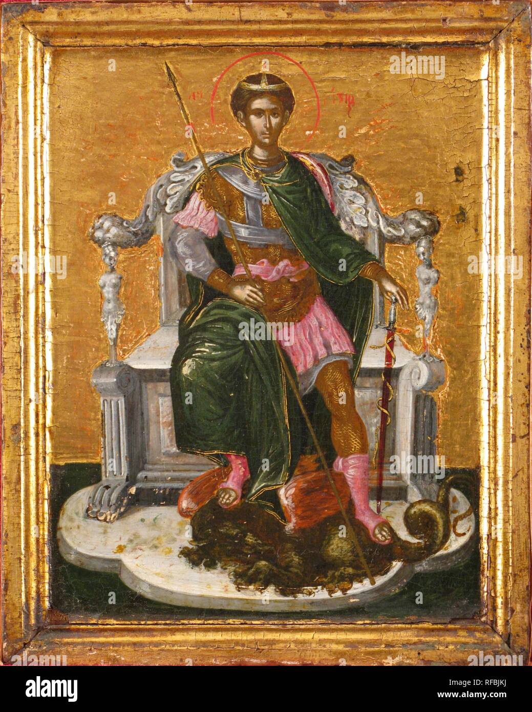 San demetrio de thessaloniki entronend fotografías e imágenes de alta