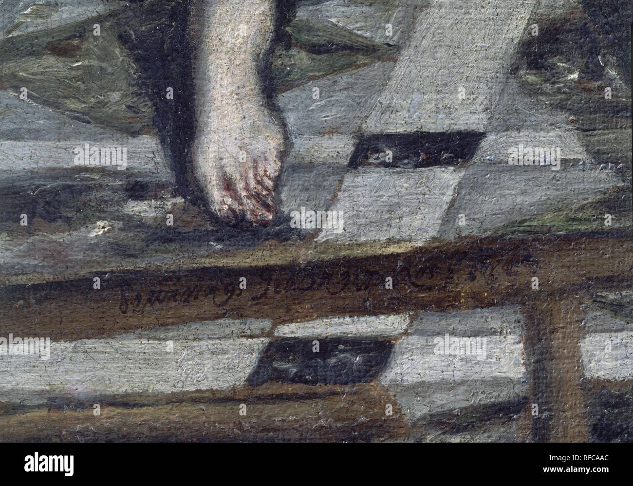 DETALLE la expulsión de los mercaderes del templo 16101614