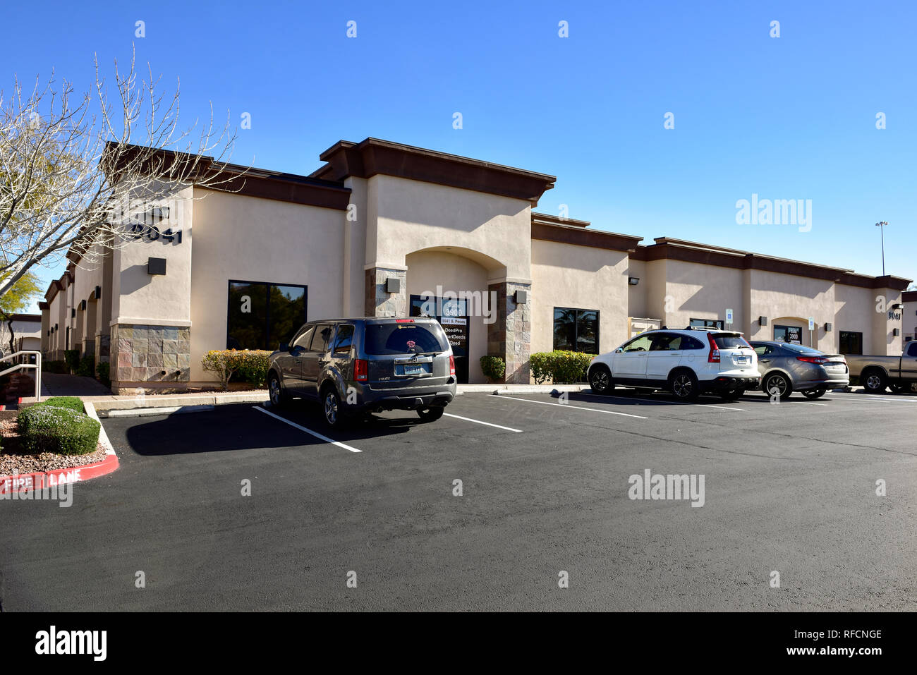 Henderson Nevada propiedad comercial Foto de stock