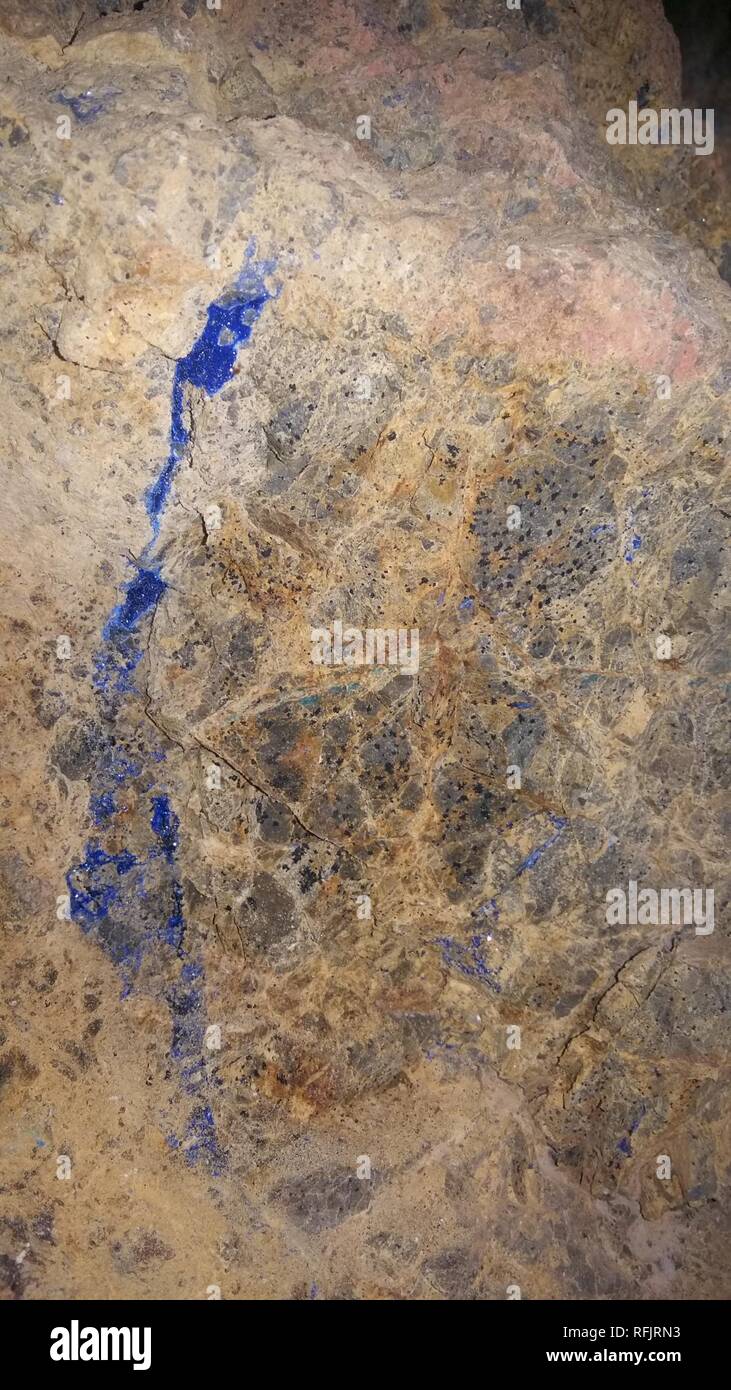 Azurita paloma. Foto de stock