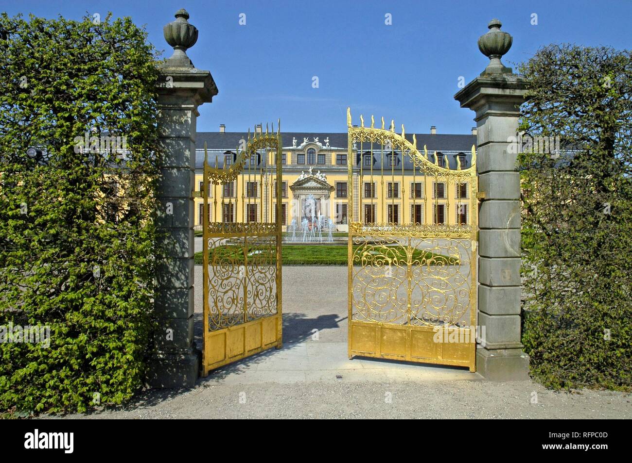 Palacio de Herrenhausen, Hannover, Baja Sajonia, Alemania Foto de stock