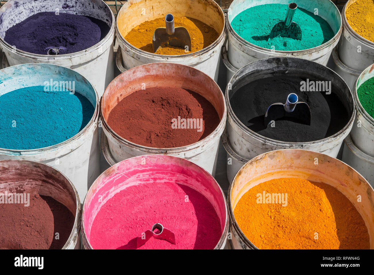 rival Paciencia informal Los pigmentos de color industrial Fotografía de stock - Alamy