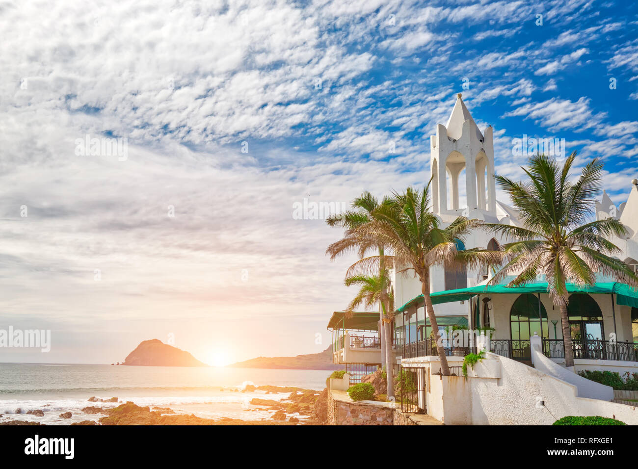 Mazatlán Zona Dorada (zona dorada), famosa zona de resort de playa
