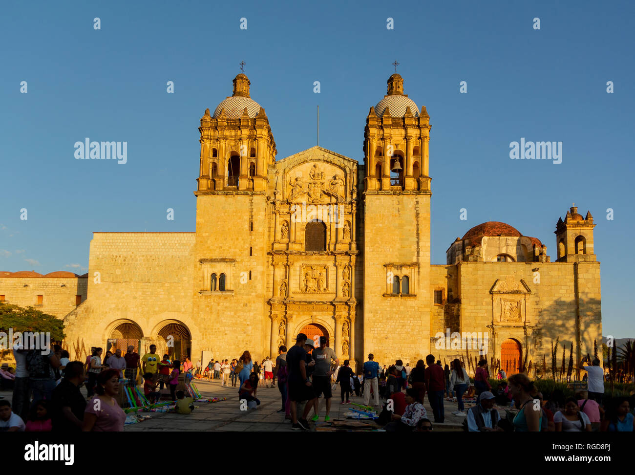Iglesia de Santo Domingo de Guzmán, Oaxaca, México Foto de stock