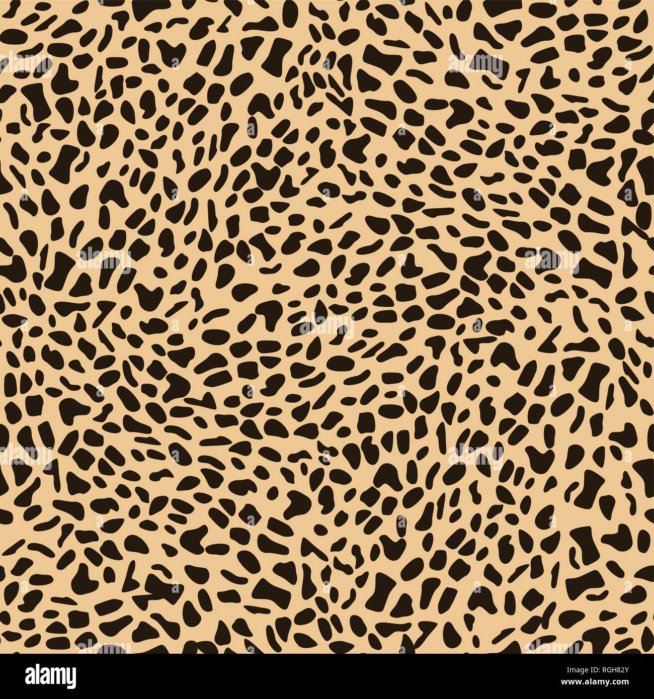 Leopard Seamless Pattern Design. Ilustración vectorial. Ilustración del Vector