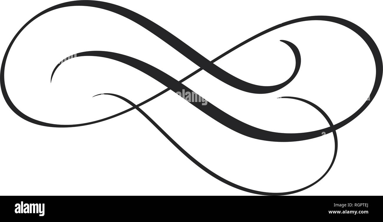 Linea Vintage Elegante Divisor O Separador Vector Remolino Y Esquina Ornamento Decorativo Elemento De Diseno Floral De Filigrana De Lineas Florecer Curl Para Imagen Vector De Stock Alamy