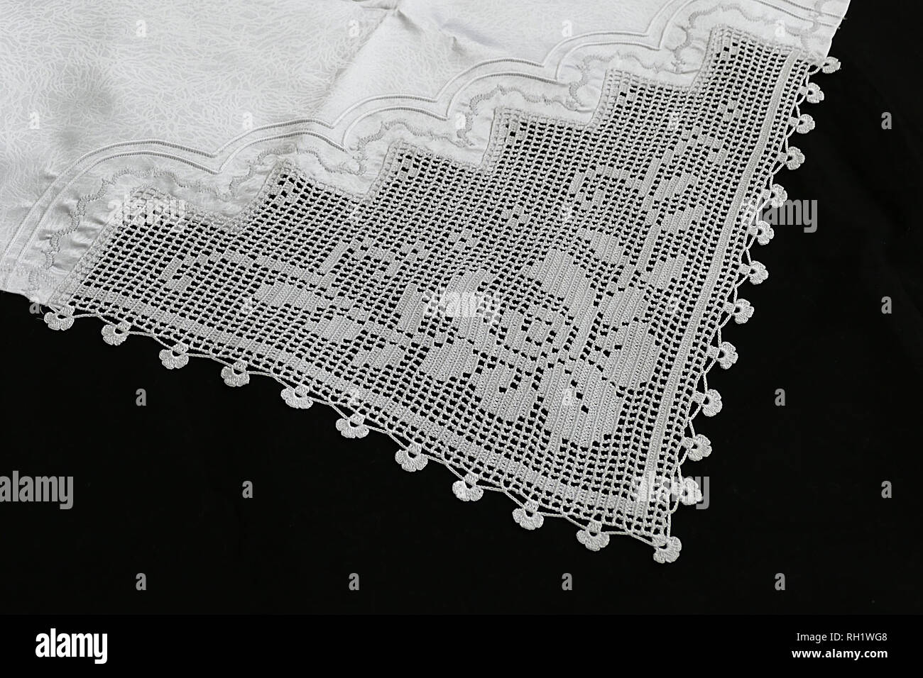 Manteles tejidos a mano, tejidos artesanales, manteles, artesanía turca  Fotografía de stock - Alamy