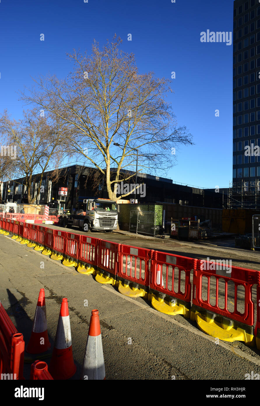 Reino Unido: Londres: Euston Station: HS2 Re-desarrollo Foto de stock