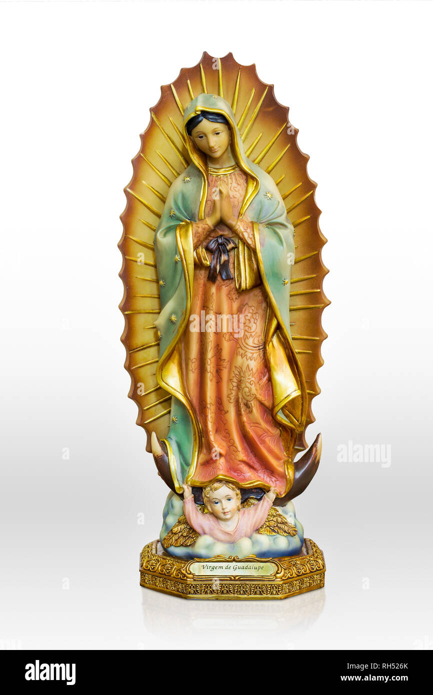 Virgen maría virgen de guadalupe estatua religiosa símbolo la virgen