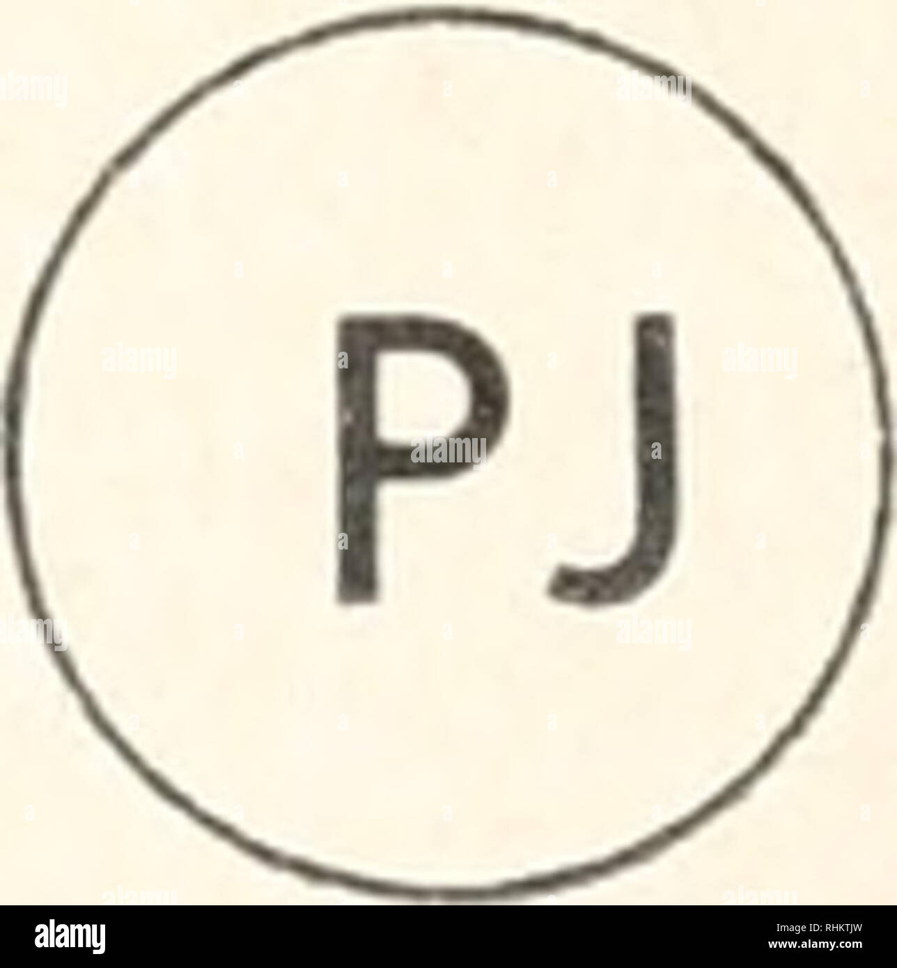 . El boletín biológica. La Biología, Zoología; biología; biología marina. Figura 2. Diagrama de doble placa de difusión mostrando precipitación bandas formadas por reacción anti-jelly suero de R. pipicus, que anteriormente había sido absorbido con jalea de R. clamitans (PA+CJ), con jalea de antígenos que se muestra en la figura 1. = Precipitación Las bandas representan- tes componentes que son específicas a una especie de anti-jelly sueros antes de las pruebas de estos sueros en placas de gel de agar. Como era de esperar, el antisuero no producen ninguna de precipitina líneas después de la absorción con jalea de huevos de la especie homóloga. Además, antise Foto de stock