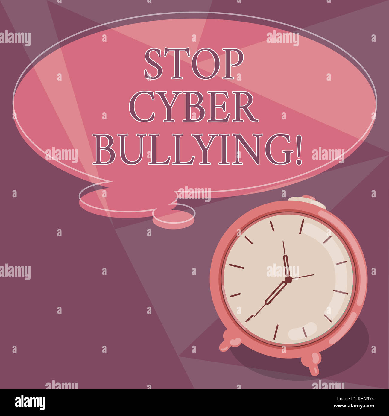 Escritura De Texto Word Pare Cyber Bullying Concepto De Negocio Para 