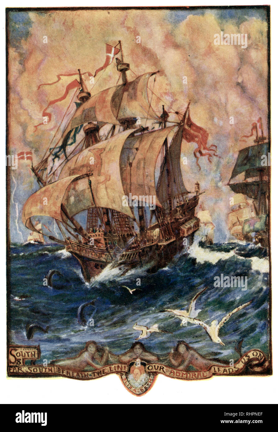 Con Drake en los trópicos. Sir Francis Drake (1540-1596), capitán de mar  Inglés, Corsario, comerciante de esclavos, oficial naval y explorador de la  época isabelina. Drake realizó la segunda circunnavegación del mundo