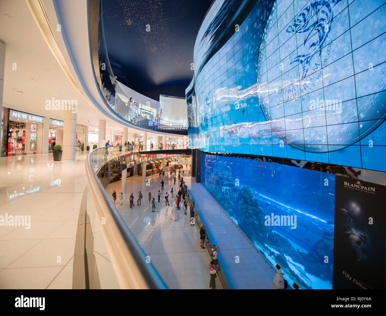 Aquarium in dubai mall worlds largest shopping mall fotografías e imágenes  de alta resolución - Alamy