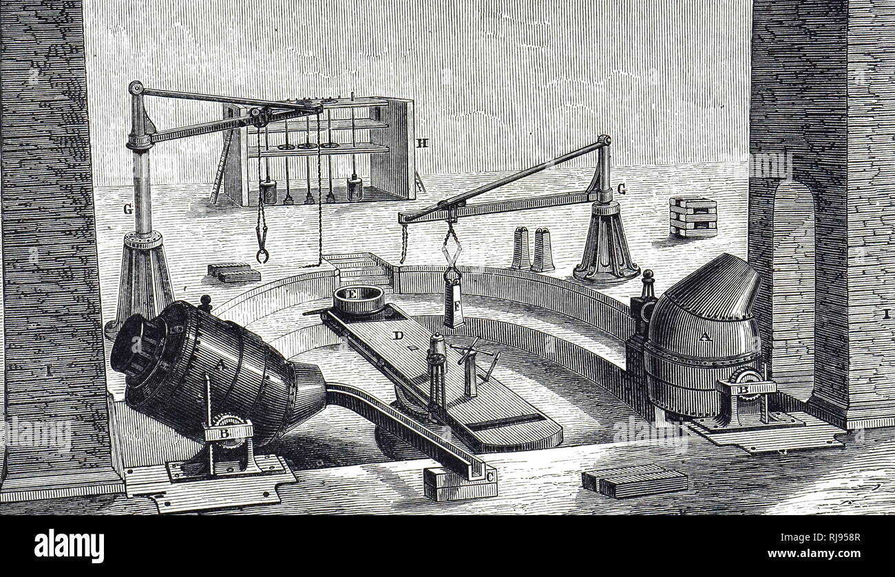 Un grabado representando el proceso Bessemer para la producción masiva