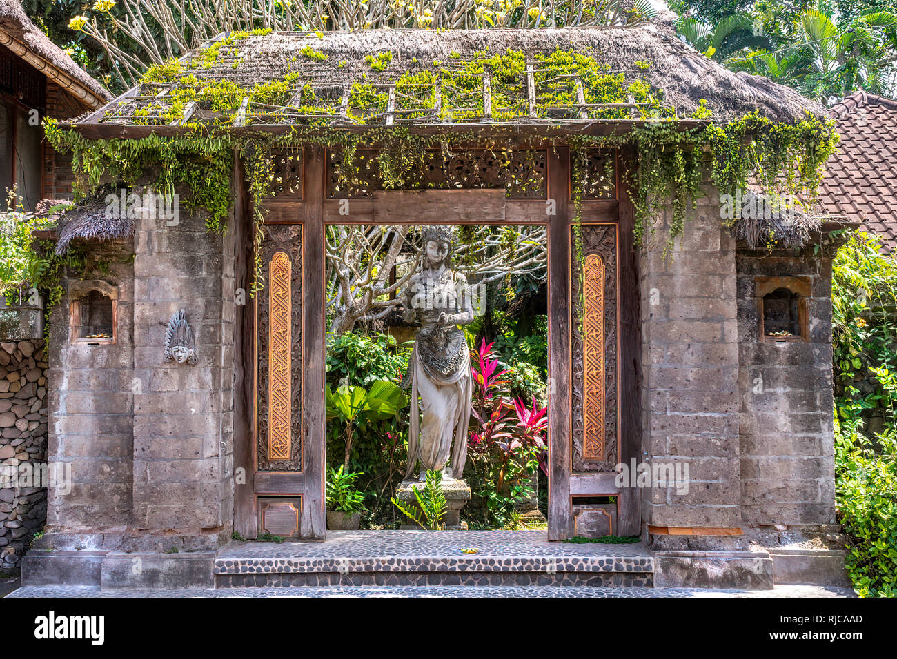 Templo hindú, Bali, Indonesia Foto de stock