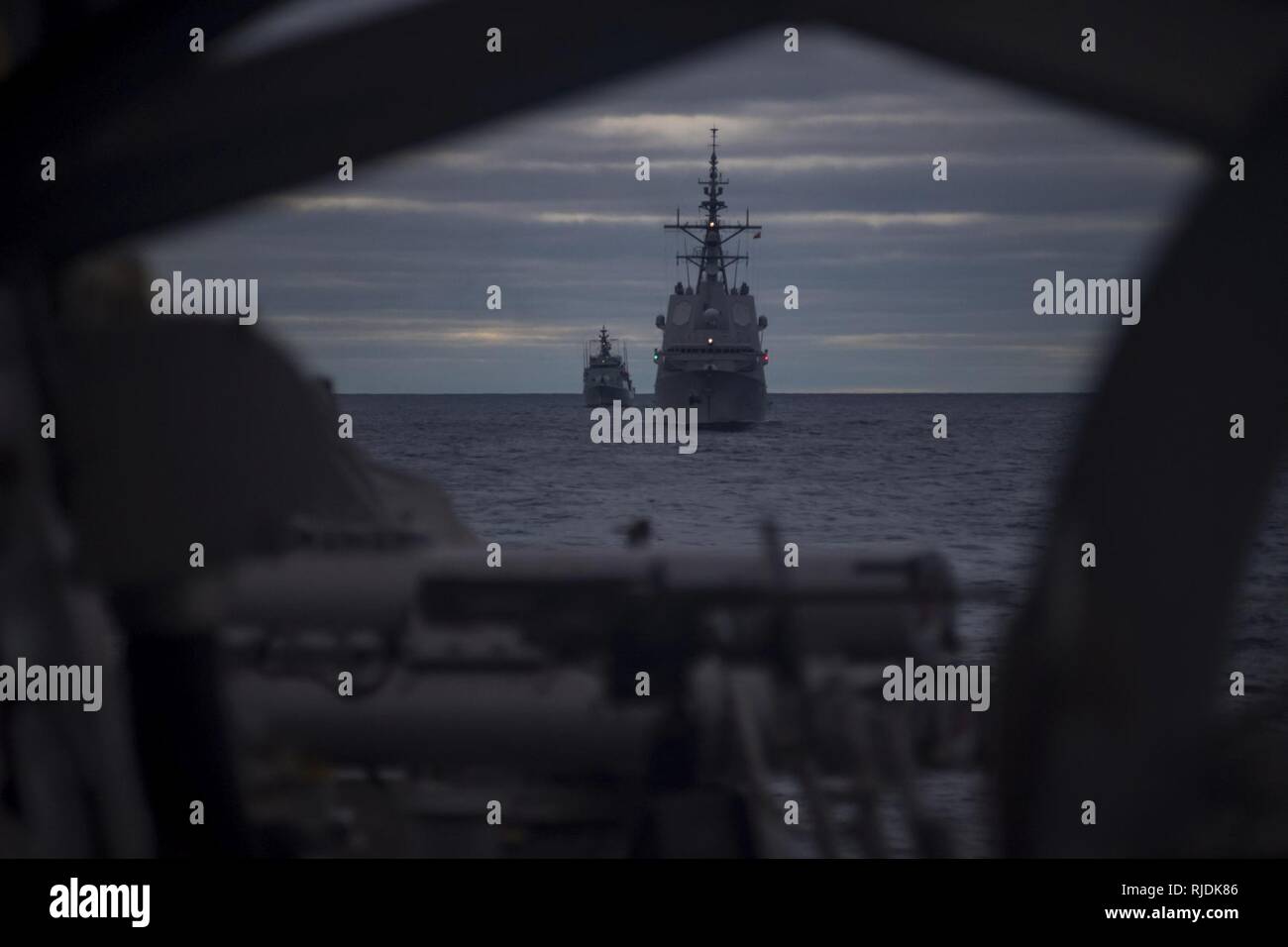 Océano Atlántico Ene 22 2018 La Fragata Española Esps - 