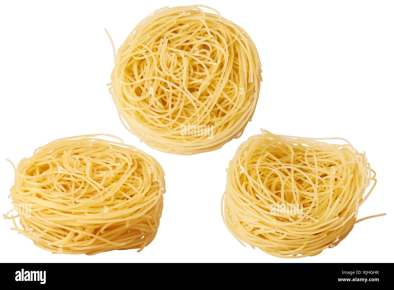 Capelli d'angelo, el cabello de ángel pasta. Pasta casera. Cocina