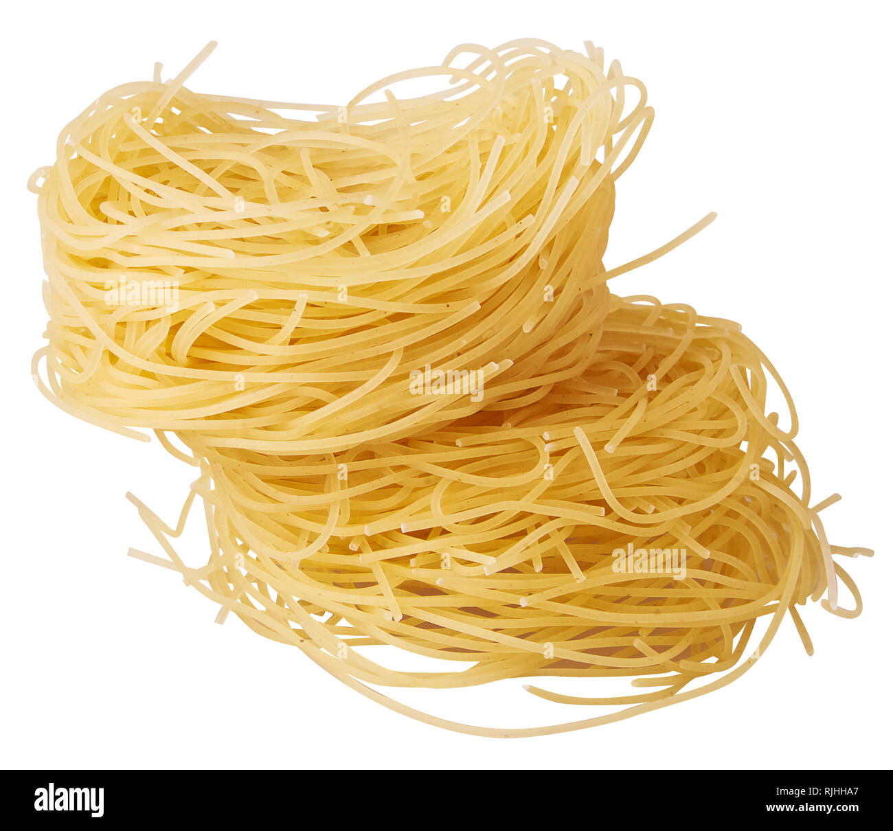 Capelli d'angelo, el cabello de ángel pasta. Pasta casera. Cocina