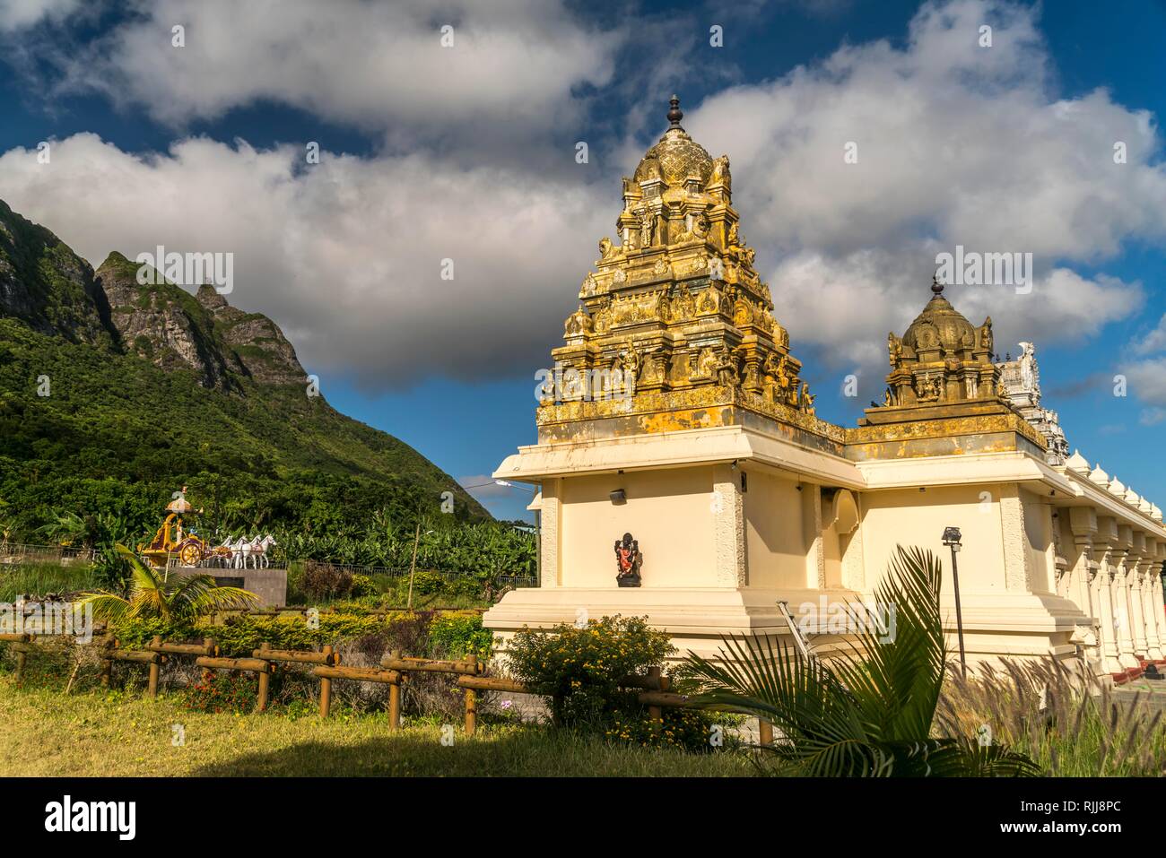 Prasanna templo hindú Sri Venkateswara, Mauricio Foto de stock