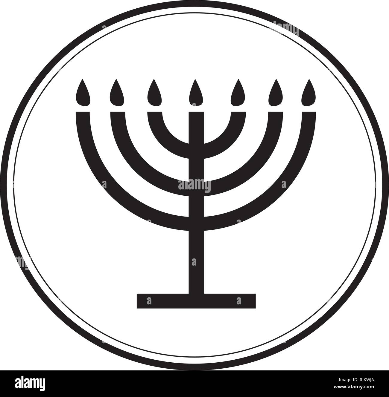 Plantilla de menorah fotografías e imágenes de alta resolución Alamy