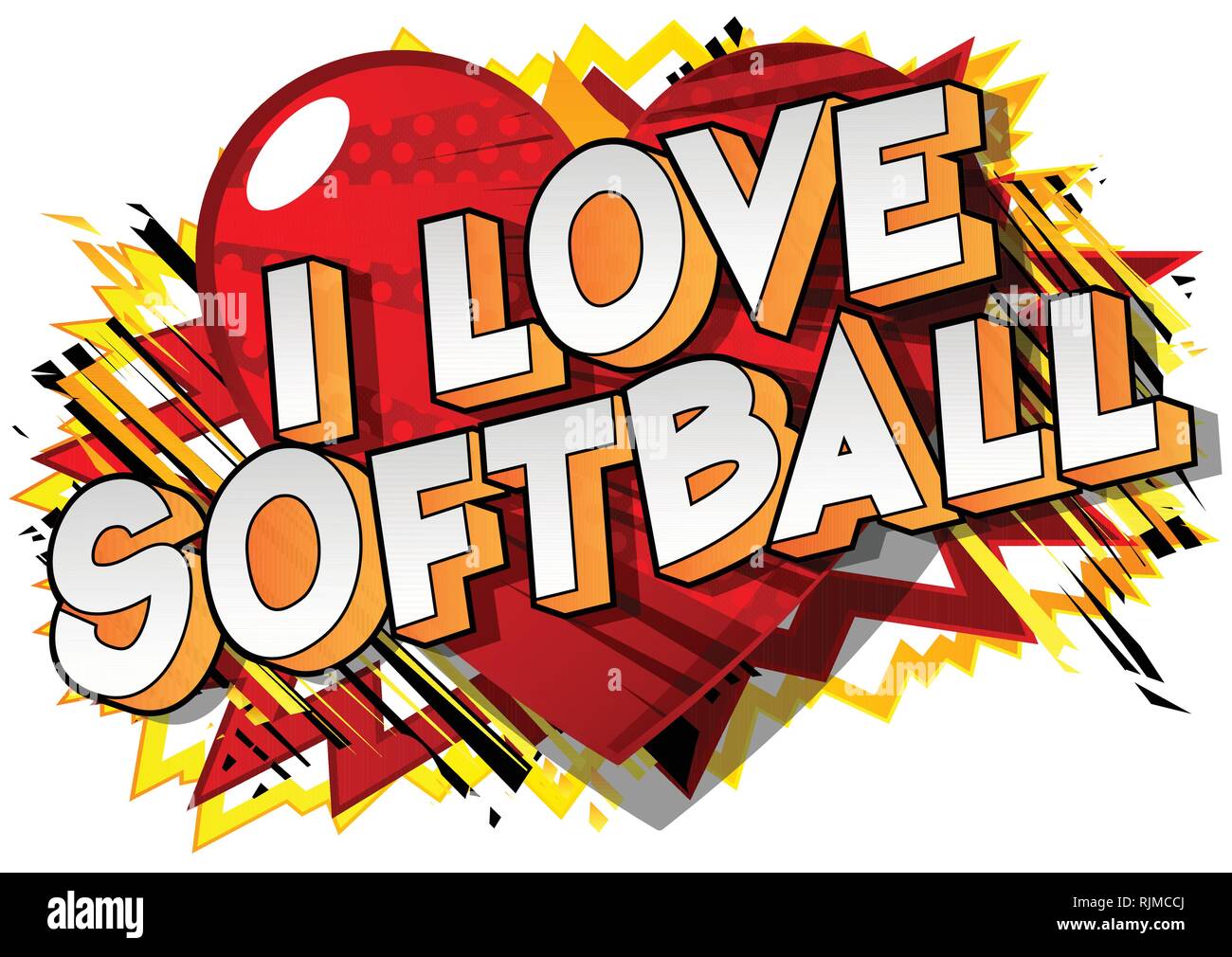 Love Softball Icon Fotos E Imagenes De Stock Alamy
