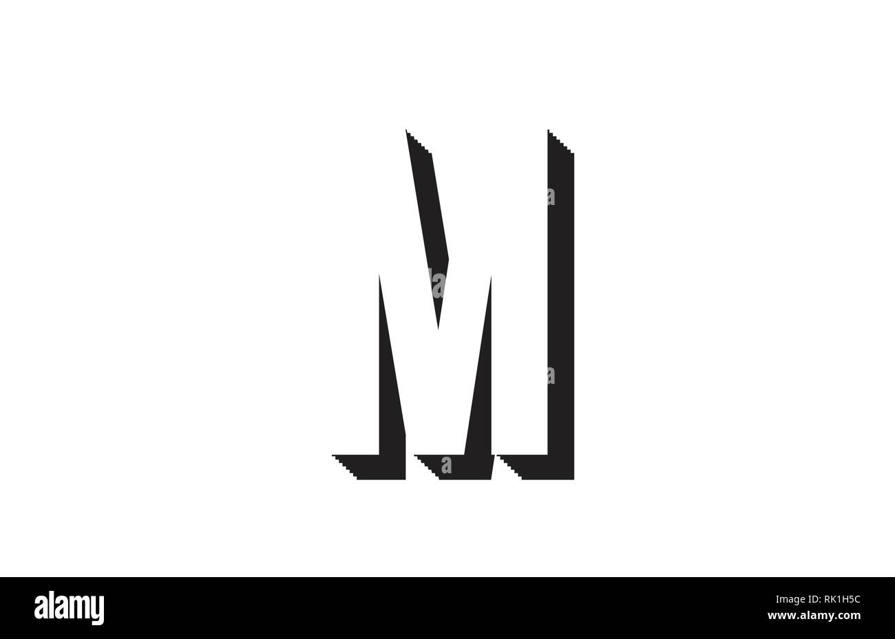 M Letter Lettering Imagenes De Stock En Blanco Y Negro Alamy