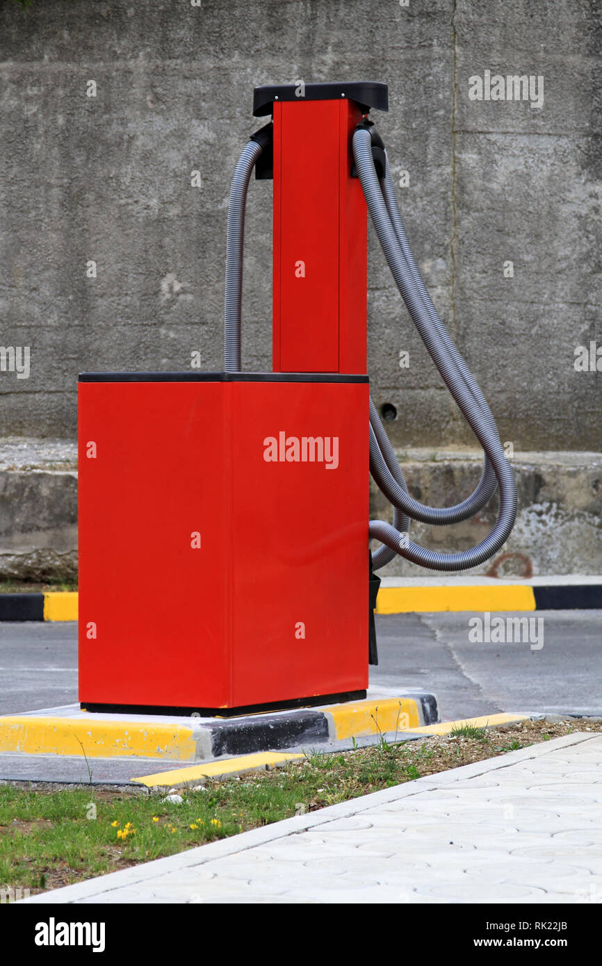 Primer plano de aspirador en gasolinera Fotografía de stock - Alamy