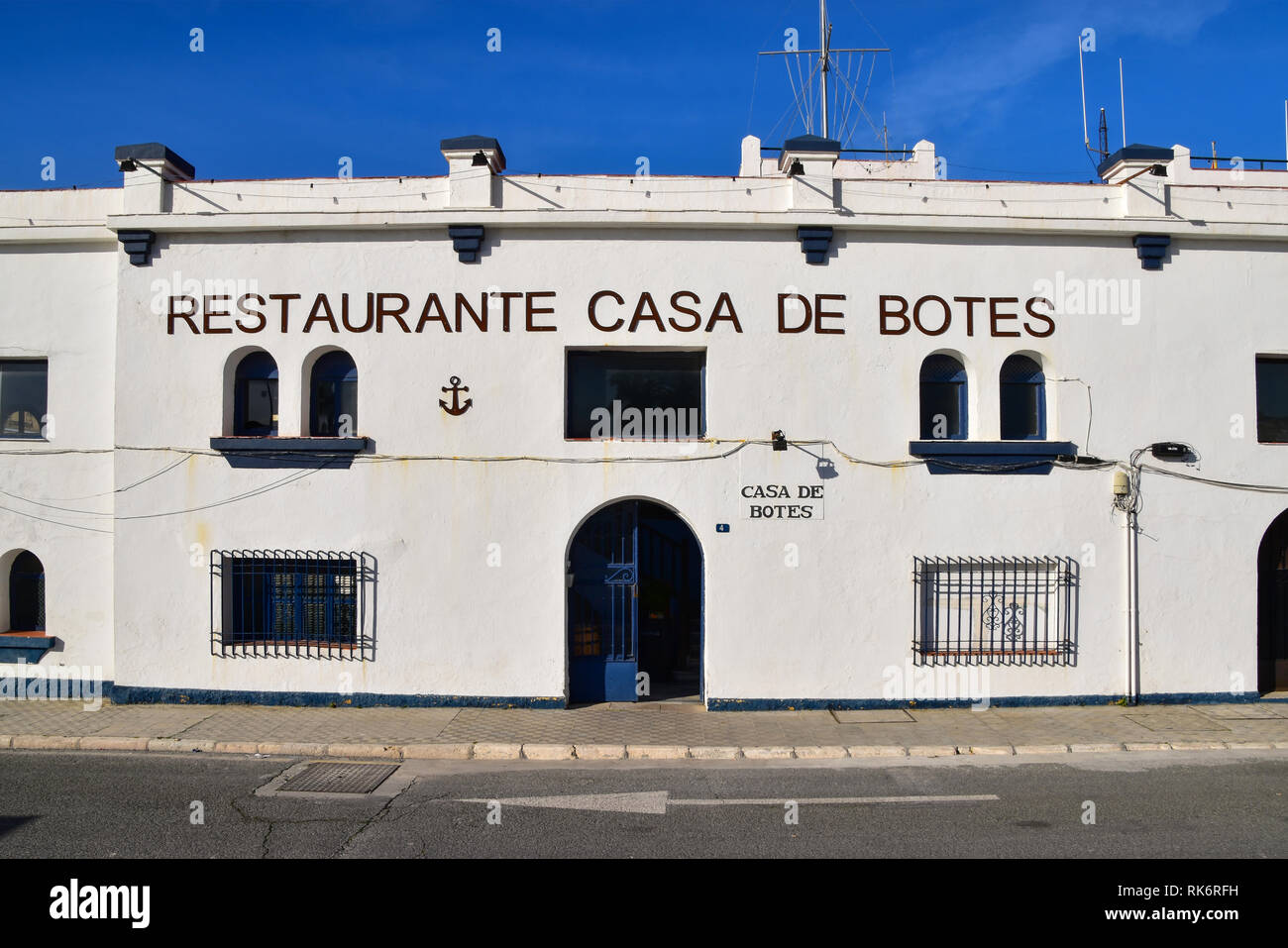 Restaurante Casa de Botes, Malaga, ESPAÑA Fotografía de stock - Alamy