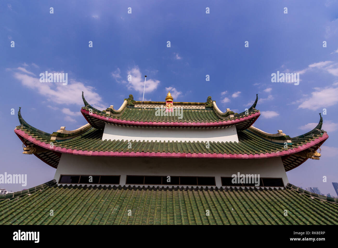 Che Chin Khor styple Templo pagoda china y en Bangkok, Tailandia Foto de stock