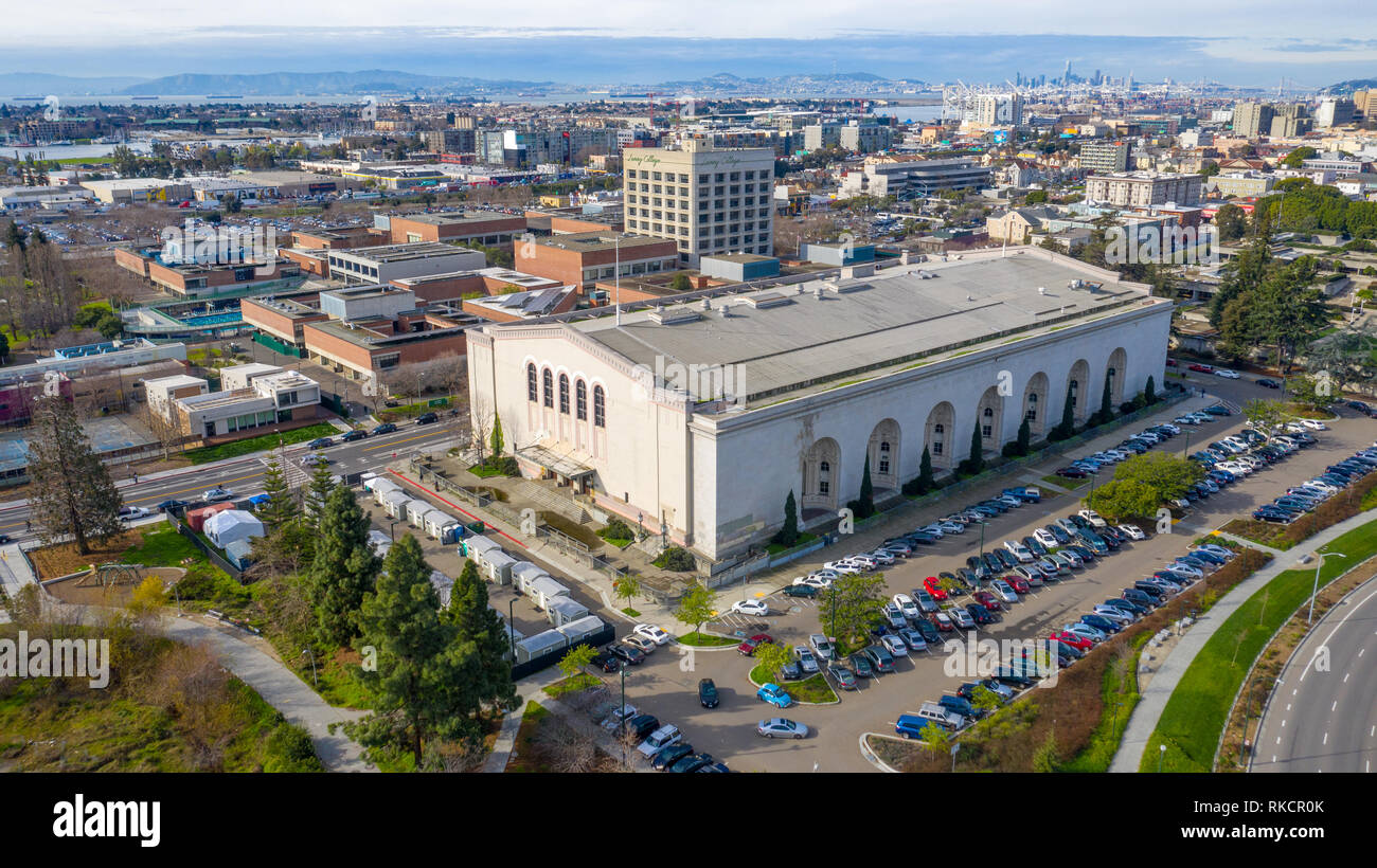 1914 Kaiser Convention Center, Edificio histórico y emblemático, Oakland, CA, EE.UU. Foto de stock