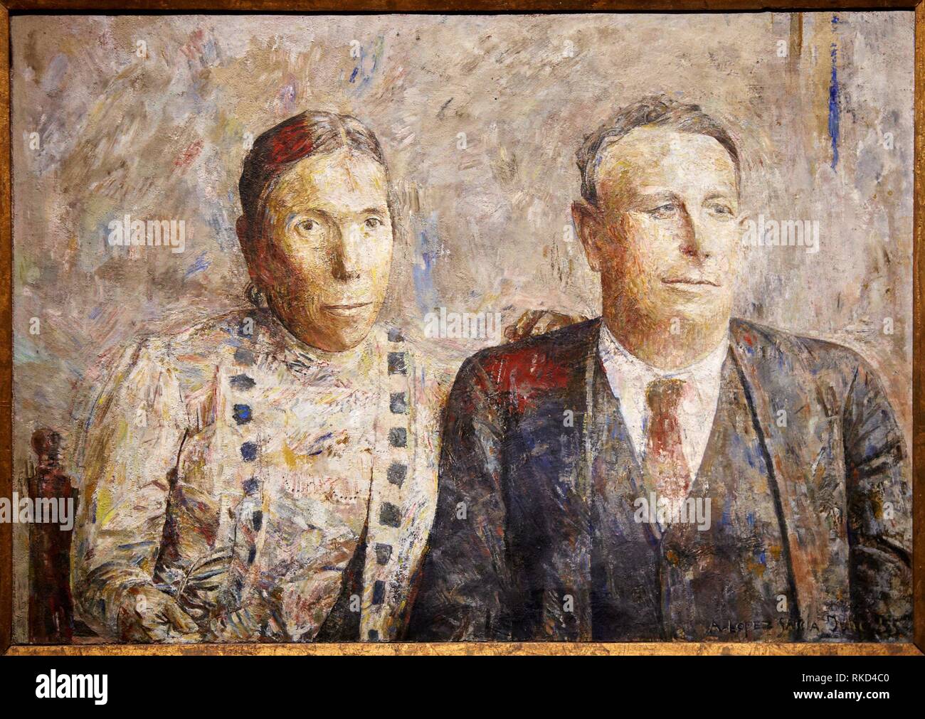 '''Sinforoso y Josefa'' de 1955, Antonio López, una exposición