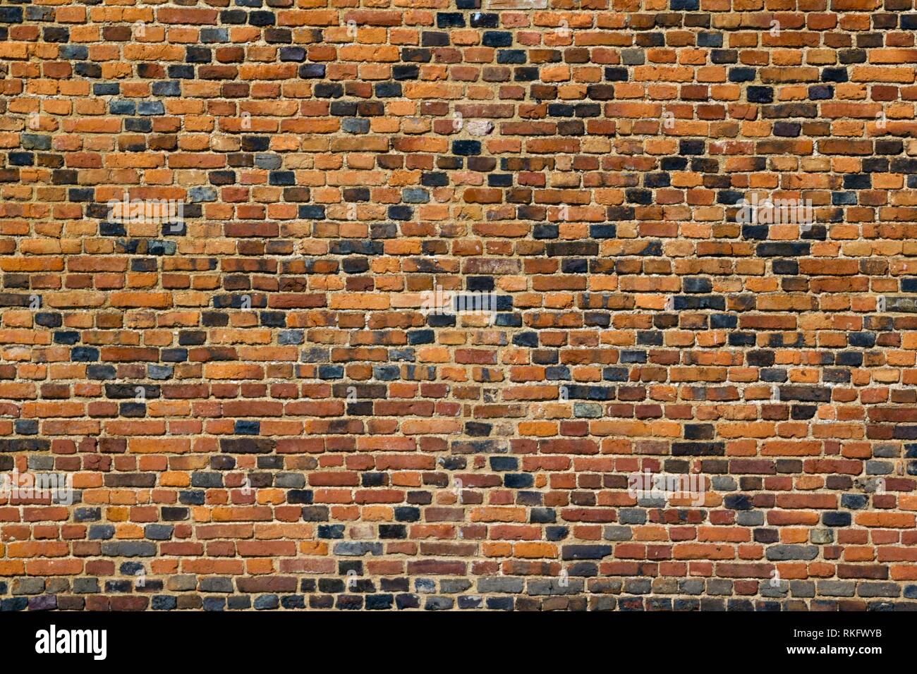 Viejo Muro De Ladrillo Rojo De Entramado De Fotograma Completo De Textura Del Fondo Fotografia De Stock Alamy