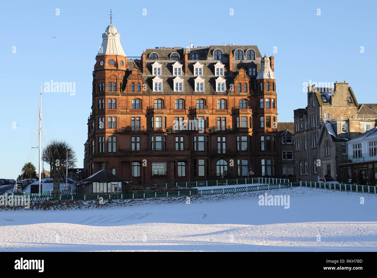 Hamilton grand luxury apartments St Andrews Fife Escocia Febrero 2019 Foto de stock