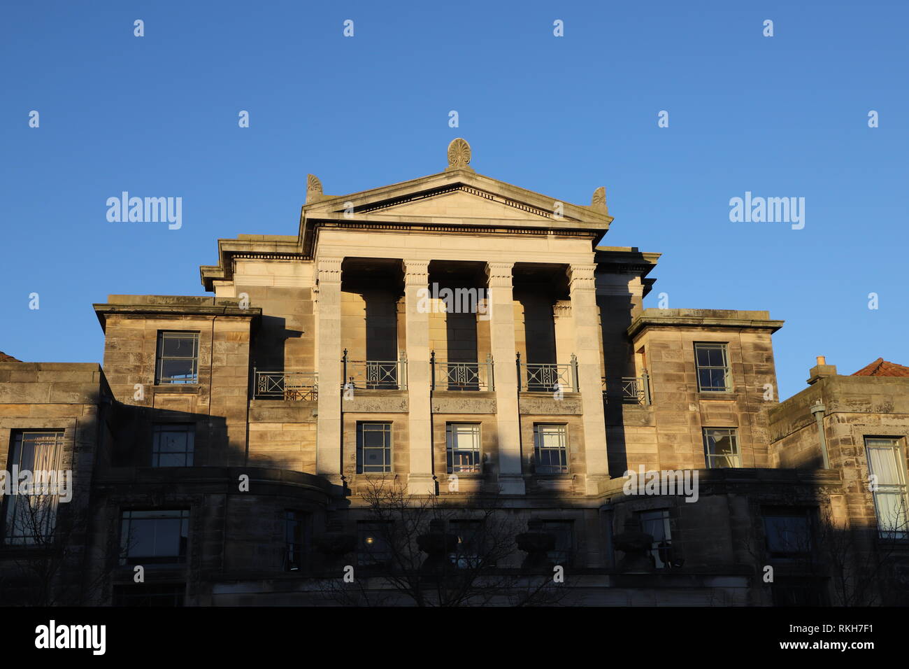 Menores Hall Concert Hall de la Universidad de St Andrews Fife Escocia Febrero 2019 Foto de stock