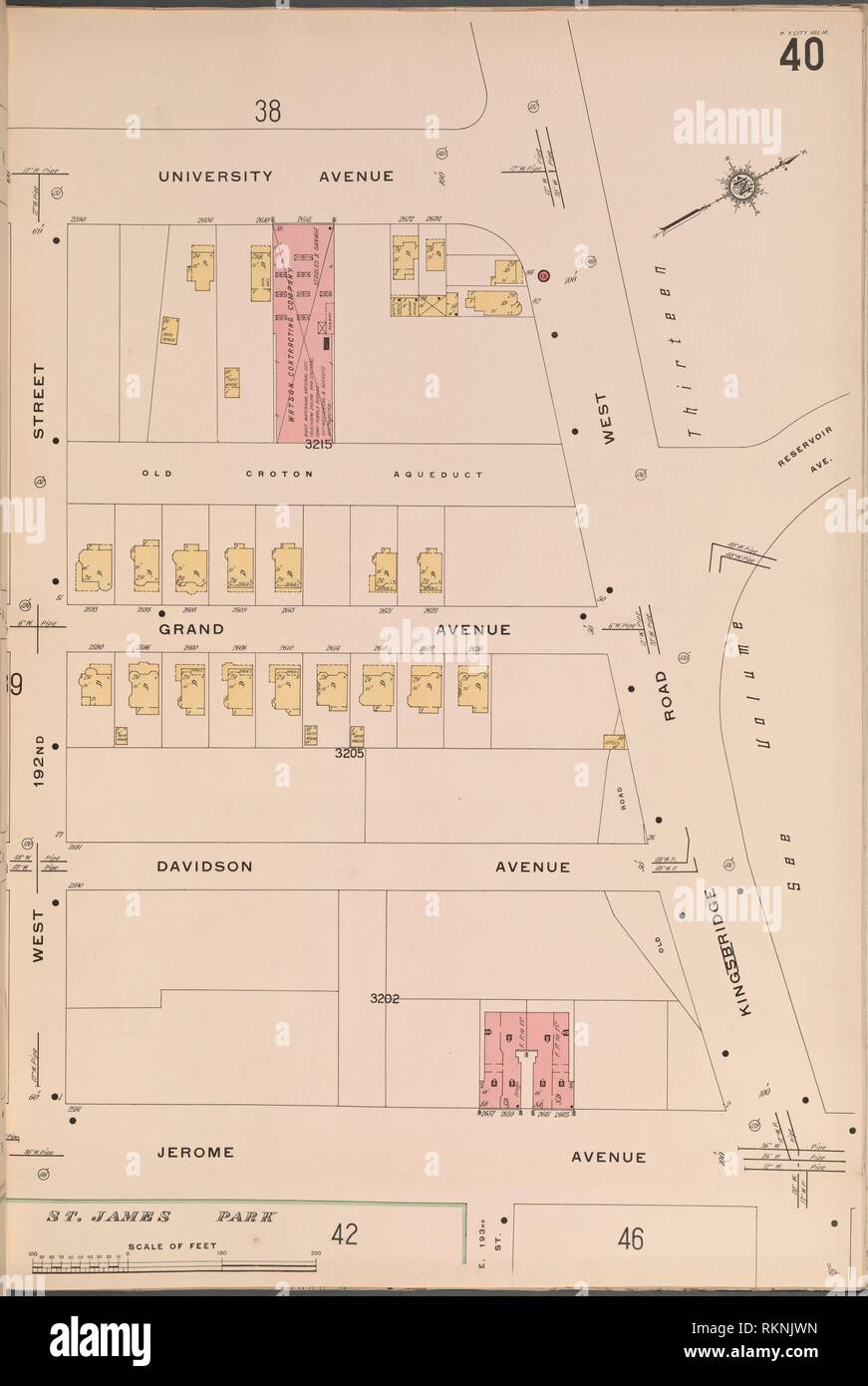 Bronx, V. 14, Placa Nº 40 [mapa delimitado por la Avenida University