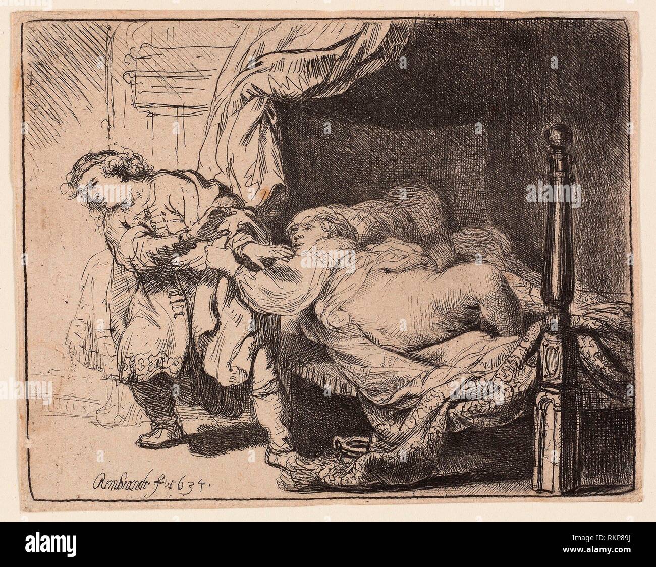 José y la esposa de Potifar 1634 Rembrandt van Rijn holandés, 16061669 Artista Rembrandt José y la esposa de Potifar 1634 Rembrandt van Rijn holandés, 16061669 Artista Rembrandt