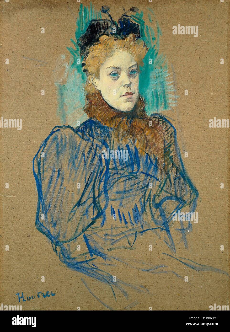 Milton - Mayo 1895 - francés Henri de Toulouse-Lautrec, 1864-1901 - Artista: Henri de Toulouse-Lautrec, Origen: Francia, Fecha: 1895, media: Petróleo y Foto de stock