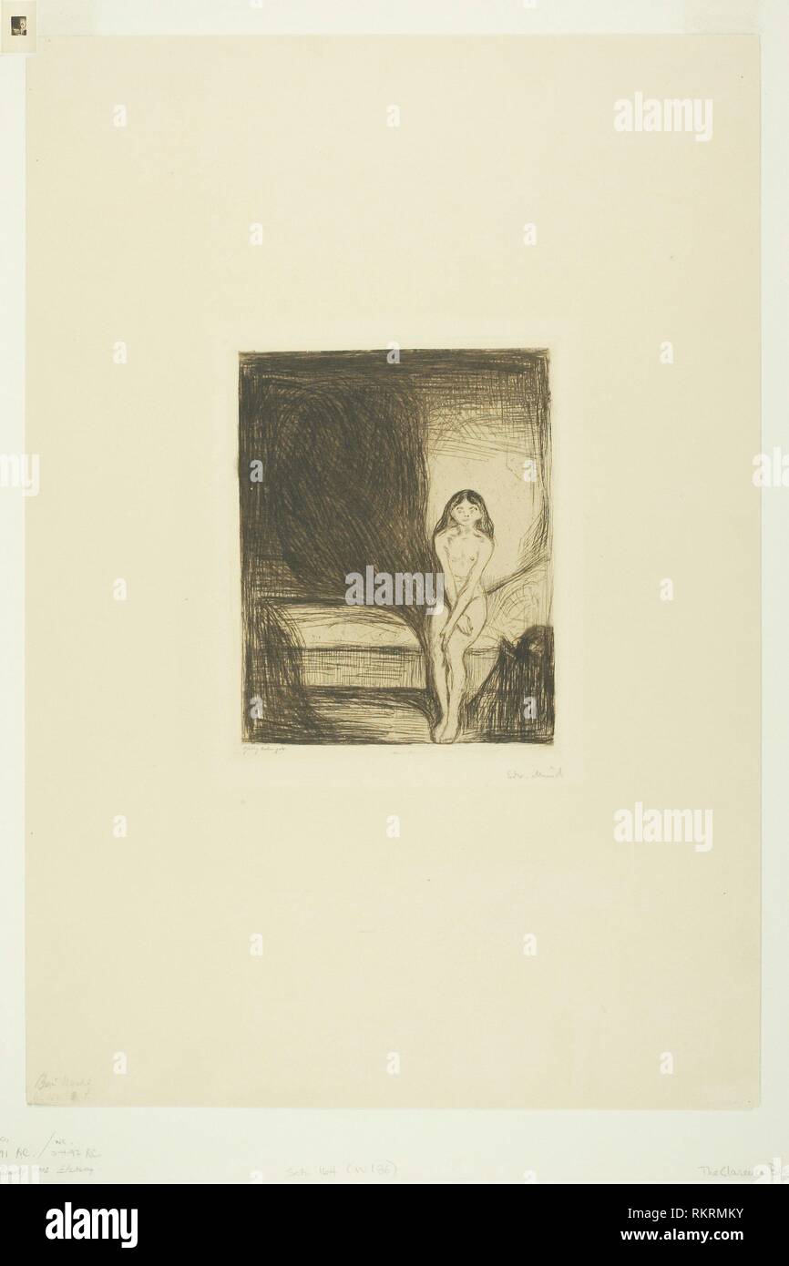 La pubertad 1902 Edvard Munch (Noruega, 18631944) impreso por Otto