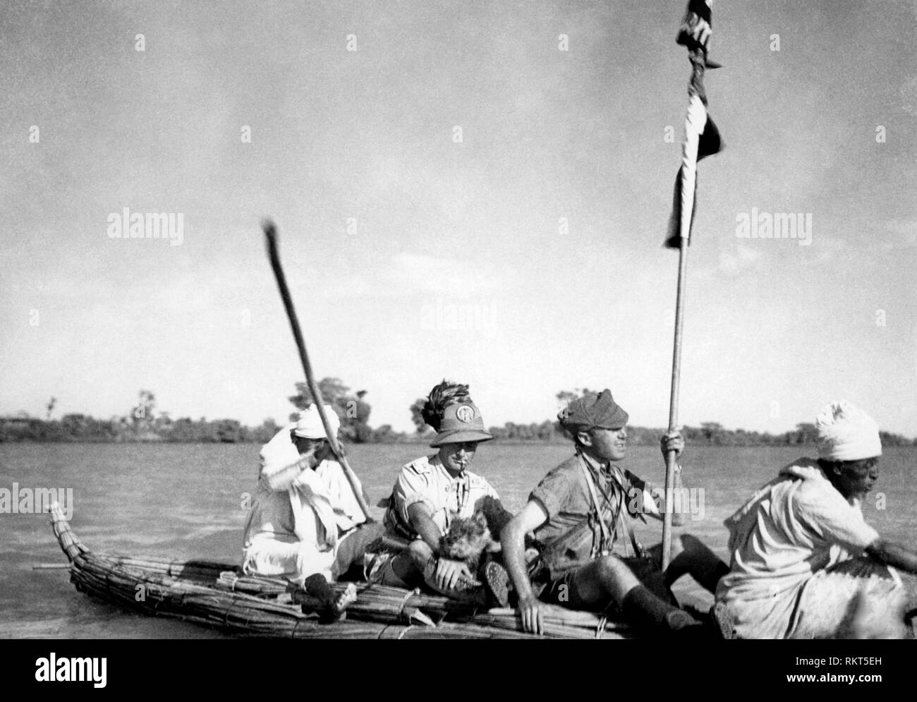 África, Etiopía, el lago Tana, 1920-30 Foto de stock