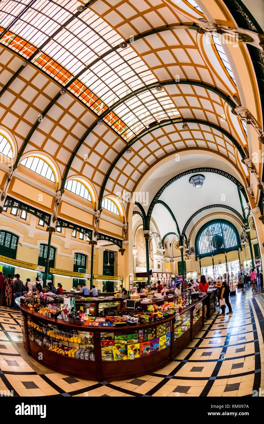 Oficina Central De Correos Edificio Interior Fotos e Imágenes de stock