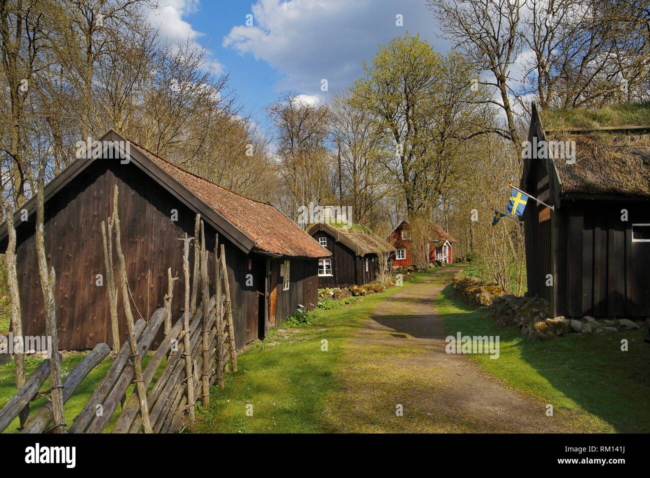 Åsle Tå, Vastergotland, Suecia Foto de stock