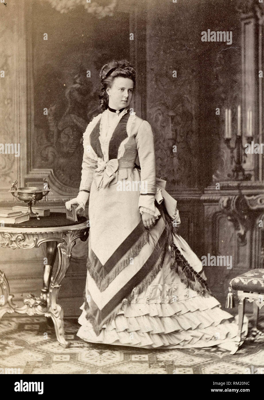 La Gran Duquesa María Alexandrovna de Rusia. Foto de stock