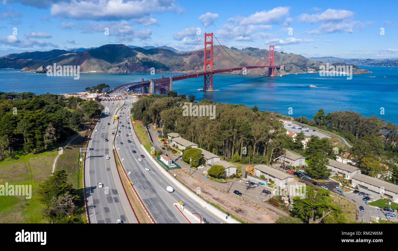 Puente Golden Gate, San Francisco, CA, EE.UU. Foto de stock