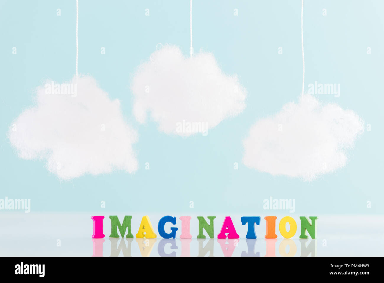 La imaginación y la creatividad, concepto Foto de stock